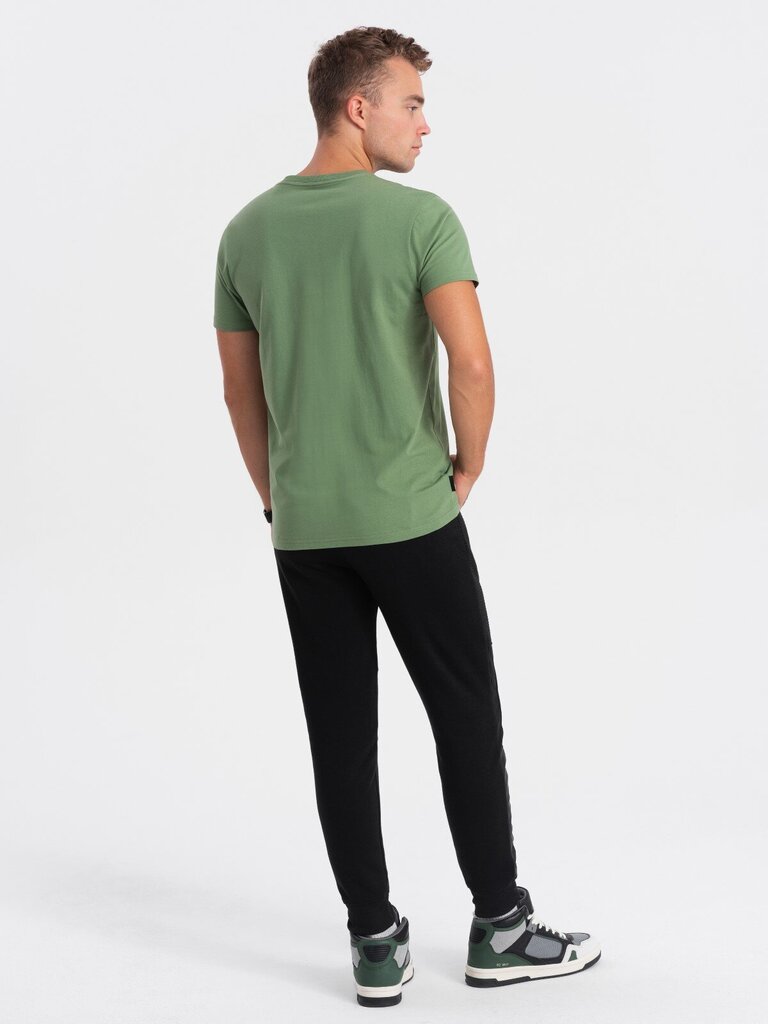 Marškinėliai vyrams Ombre Clothing, žali цена и информация | Vyriški marškinėliai | pigu.lt