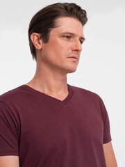Marškinėliai vyrams Ombre Clothing, raudoni kaina ir informacija | Vyriški marškinėliai | pigu.lt