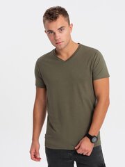 Marškinėliai vyrams Ombre Clothing, žali kaina ir informacija | Vyriški marškinėliai | pigu.lt