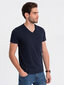 Marškinėliai vyrams Ombre Clothing, mėlyni цена и информация | Vyriški marškinėliai | pigu.lt
