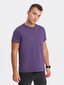 Marškinėliai vyrams Ombre Clothing 124280-7, violetiniai kaina ir informacija | Vyriški marškinėliai | pigu.lt