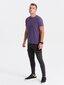 Marškinėliai vyrams Ombre Clothing 124280-7, violetiniai kaina ir informacija | Vyriški marškinėliai | pigu.lt
