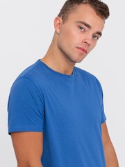 Marškinėliai vyrams Ombre Clothing 124279-7, mėlyni kaina ir informacija | Vyriški marškinėliai | pigu.lt