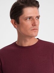 мужская классическая базовая футболка из хлопка - коричневая v6 om-tsbs-0146 124277-7 цена и информация | Футболка мужская | pigu.lt