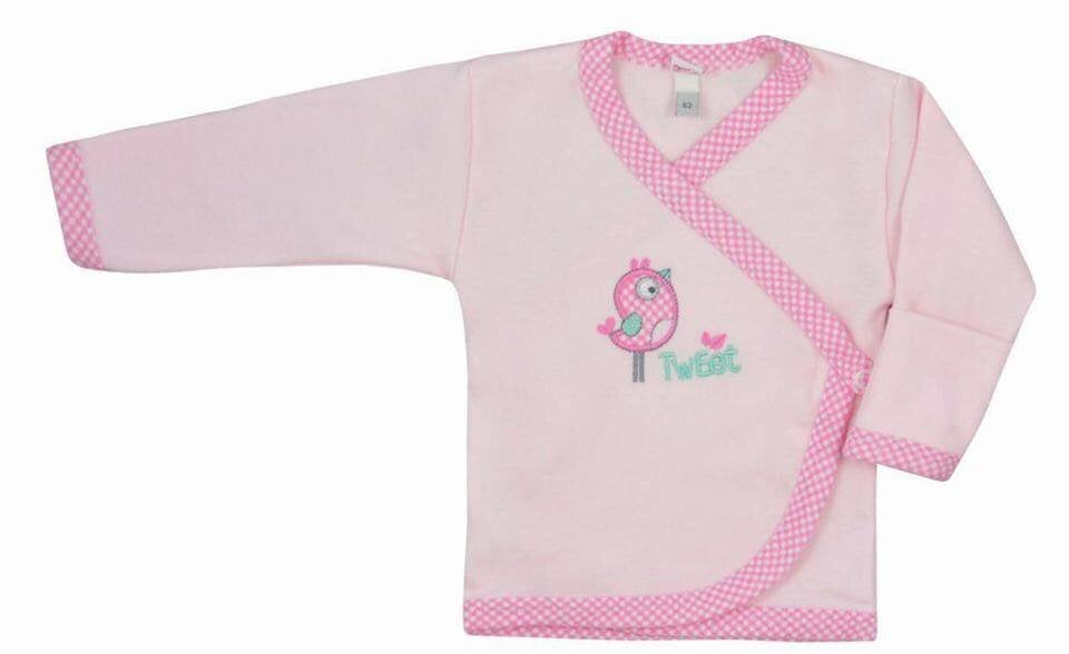 Marškinėliai mergaitėms, rožiniai цена и информация | Marškinėliai kūdikiams | pigu.lt