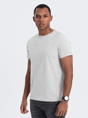 Marškinėliai vyrams Ombre Clothing, pilki kaina ir informacija | Vyriški marškinėliai | pigu.lt