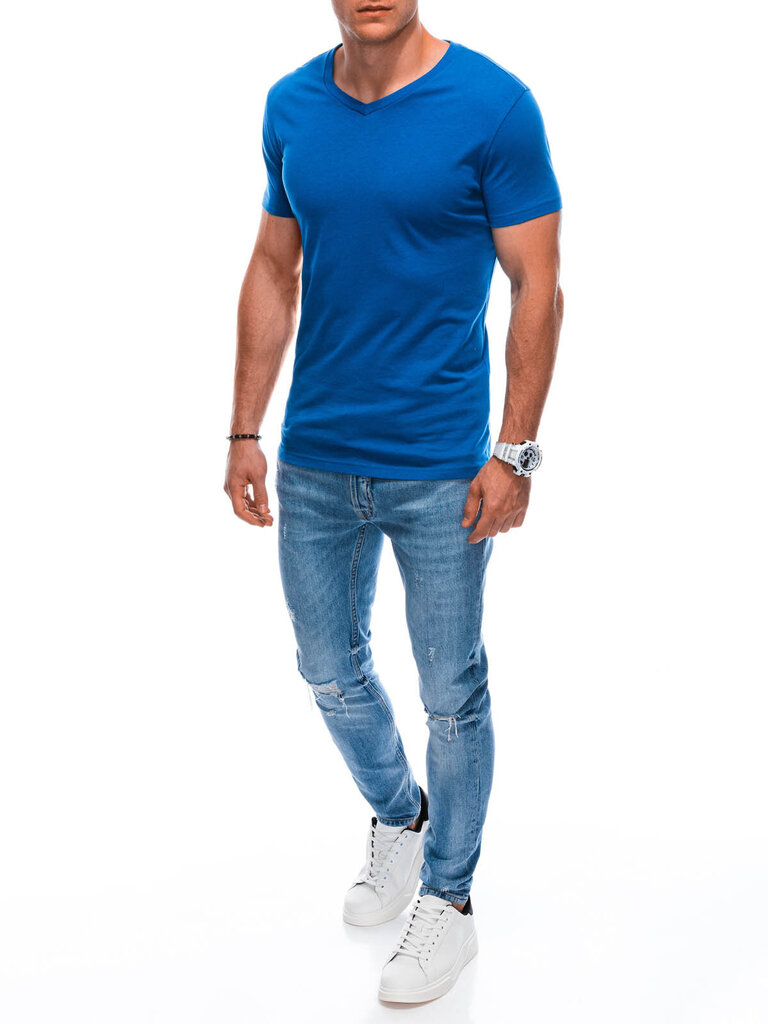 Marškinėliai vyrams Edoti 1242607, mėlyni цена и информация | Vyriški marškinėliai | pigu.lt
