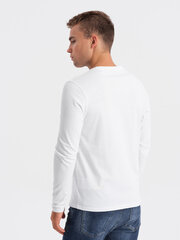 Marškinėliai vyrams Ombre Clothing 124246-7, balti kaina ir informacija | Vyriški marškinėliai | pigu.lt