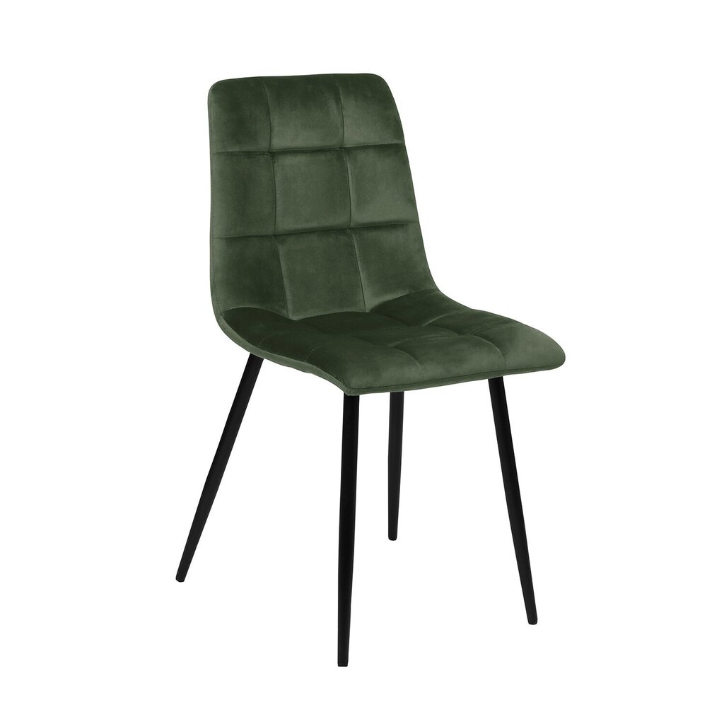 4-ių kėdžių komplektas Home4You Chilli, žalias цена и информация | Virtuvės ir valgomojo kėdės | pigu.lt