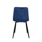 4-ių kėdžių komplektas Home4You Chilli, mėlynas kaina ir informacija | Virtuvės ir valgomojo kėdės | pigu.lt