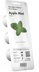 Obuolių mėtos sėklų kapsulės Click & Grow Smart Garden, 3 vnt. kaina ir informacija | Daigyklos, lempos augalams | pigu.lt