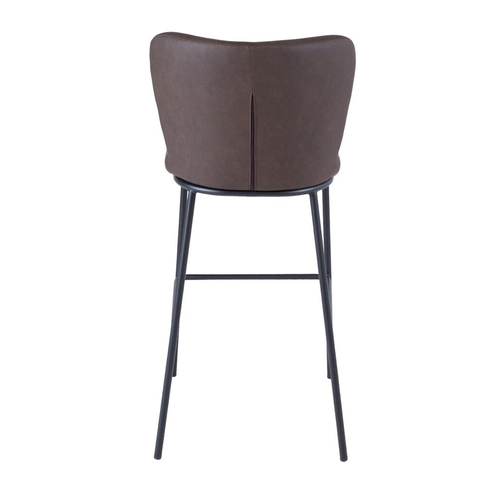 2-ių baro kėdžių komplektas Home4You Savoy, rudas цена и информация | Virtuvės ir valgomojo kėdės | pigu.lt