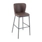2-ių baro kėdžių komplektas Home4You Savoy, rudas kaina ir informacija | Virtuvės ir valgomojo kėdės | pigu.lt
