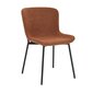 4-ių kėdžių komplektas Home4You Manolo, rudas цена и информация | Virtuvės ir valgomojo kėdės | pigu.lt