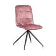 2-ių kėdžių komplektas Home4You Rimini, rožinis