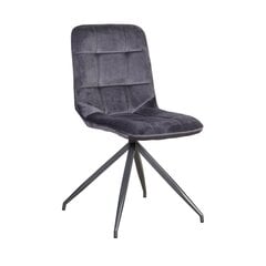 2-ių kėdžių komplektas Home4You Rimini, pilkas kaina ir informacija | Virtuvės ir valgomojo kėdės | pigu.lt
