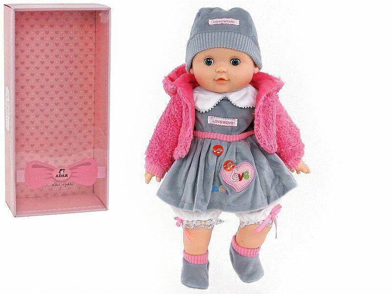 Lėlė su suknele Adar kaina ir informacija | Žaislai mergaitėms | pigu.lt