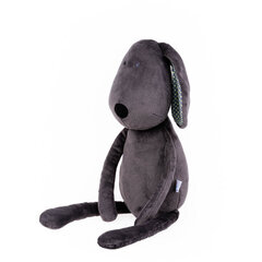 Pliušinis šuo, tamsiai pilkas, 58 cm kaina ir informacija | Minkšti (pliušiniai) žaislai | pigu.lt