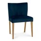 2-ių kėdžių komplektas Home4You Turin, mėlynas kaina ir informacija | Virtuvės ir valgomojo kėdės | pigu.lt
