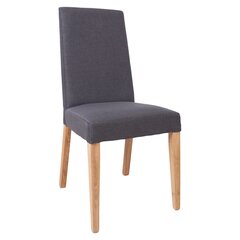 Комплект из 2 обеденных стульев PAU 54x44xH96см, темно-серый цена и информация | Стулья для кухни и столовой | pigu.lt