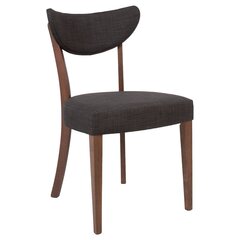 2-ių kėdžių komplektas Home4You Adele, pilkas kaina ir informacija | Virtuvės ir valgomojo kėdės | pigu.lt