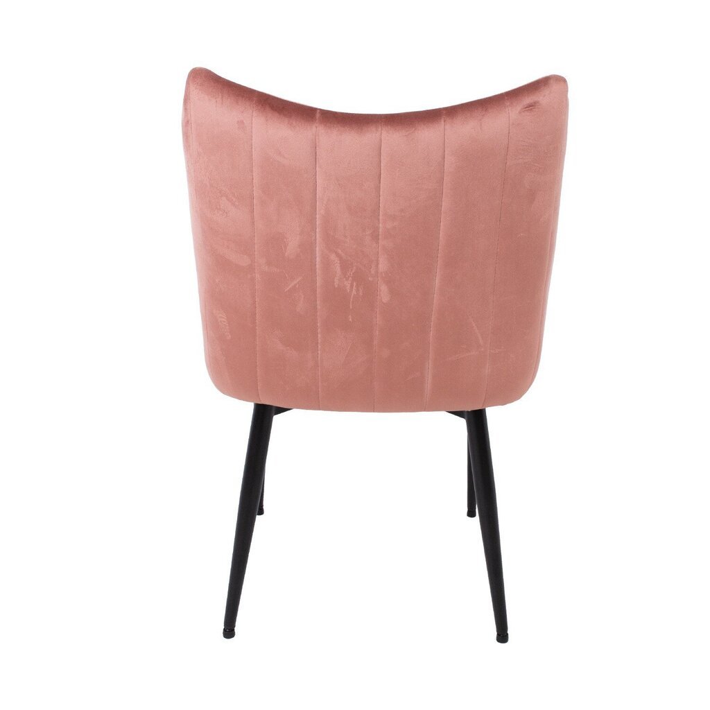 2-ių kėdžių komplektas Home4You Breta, rožinis цена и информация | Virtuvės ir valgomojo kėdės | pigu.lt