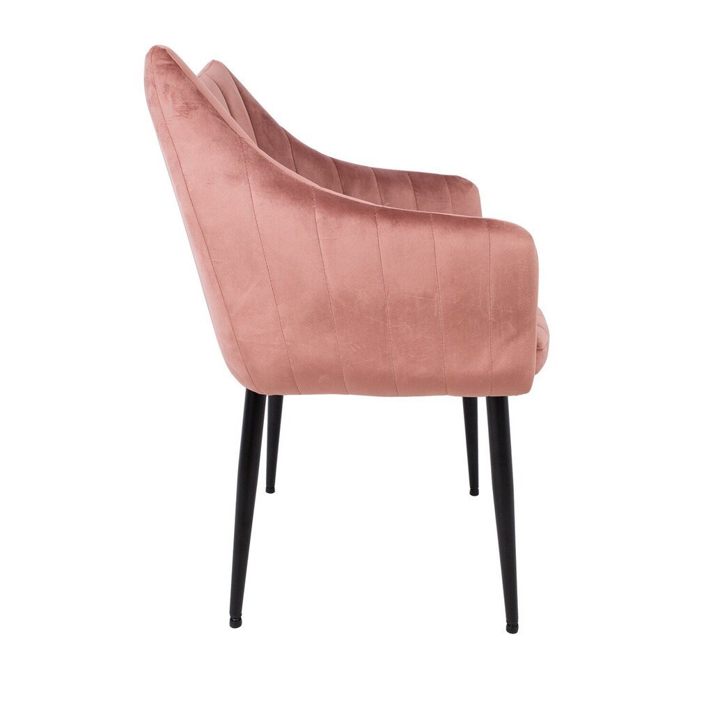 2-ių kėdžių komplektas Home4You Breta, rožinis kaina ir informacija | Virtuvės ir valgomojo kėdės | pigu.lt