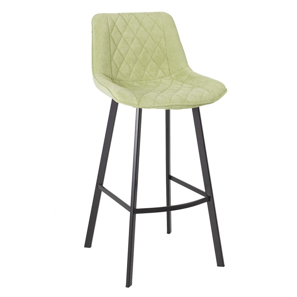 2-ių baro kėdžių komplektas Home4You Naomi, žalias kaina ir informacija | Virtuvės ir valgomojo kėdės | pigu.lt