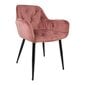 2-ių kėdžių komplektas Home4You Brita, rožinis цена и информация | Virtuvės ir valgomojo kėdės | pigu.lt
