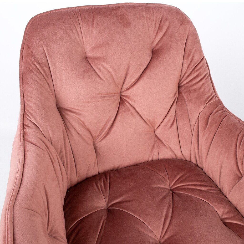 2-ių kėdžių komplektas Home4You Brita, rožinis цена и информация | Virtuvės ir valgomojo kėdės | pigu.lt