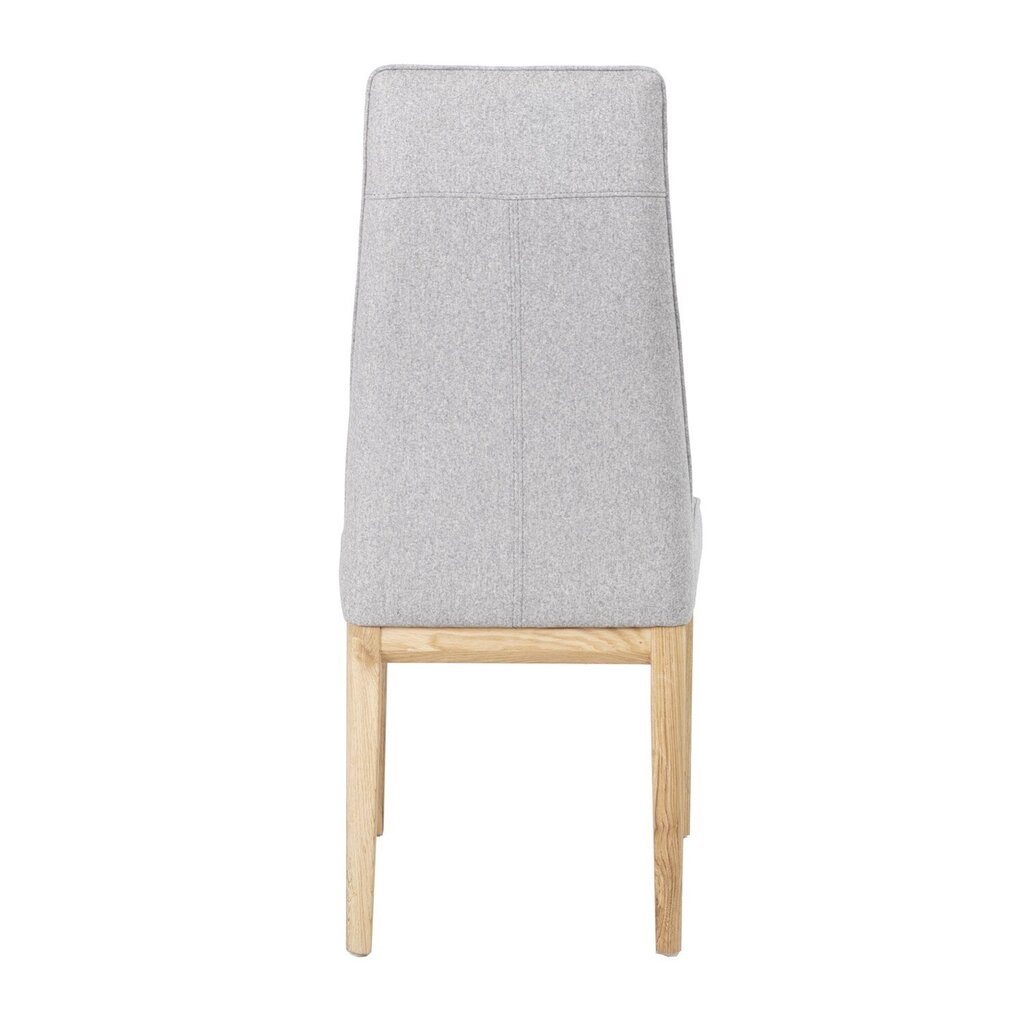 2-ių kėdžių komplektas Home4You Preston, pilkas цена и информация | Virtuvės ir valgomojo kėdės | pigu.lt