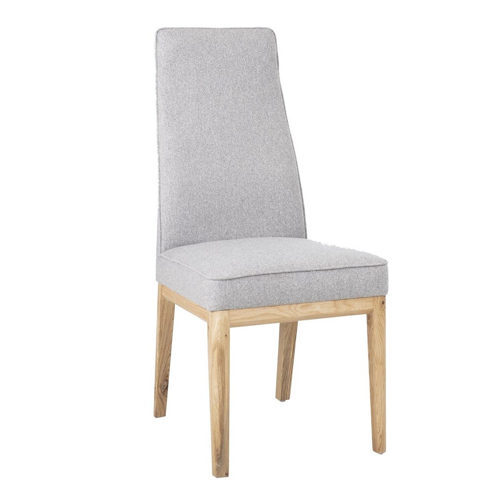 2-ių kėdžių komplektas Home4You Preston, pilkas цена и информация | Virtuvės ir valgomojo kėdės | pigu.lt