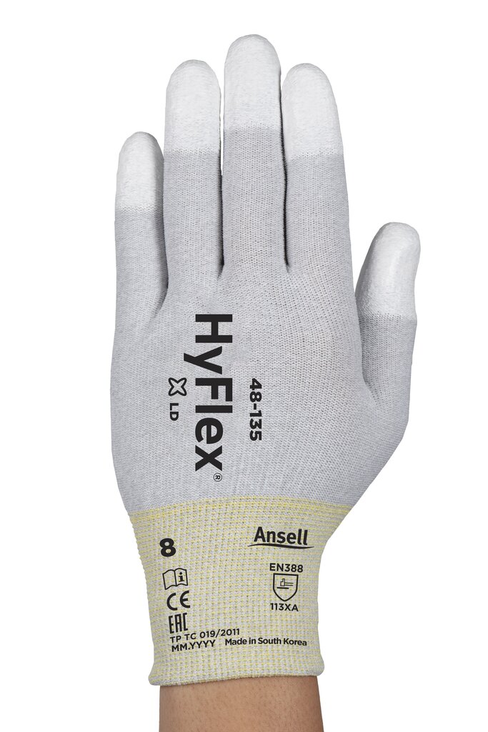 Apsauginės pirštinės Ansell HyFlex® 48-135, dydis 8 kaina ir informacija | Darbo pirštinės | pigu.lt