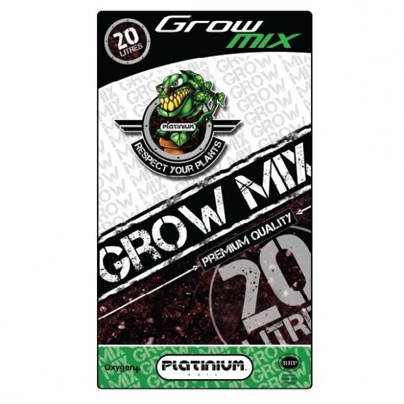 Vazoninė žemė su perlitu Platinium Grow-Mix, 20 L, 4 vnt. kaina ir informacija | Birios trąšos | pigu.lt