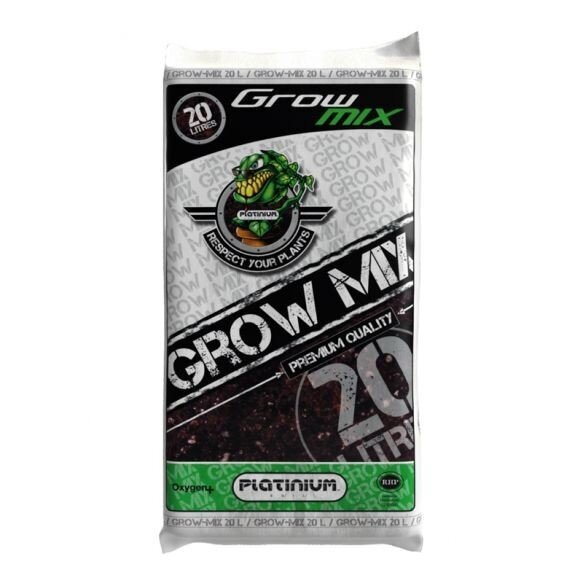 Vazoninė žemė su perlitu Platinium Grow-Mix, 20 L, 4 vnt. kaina ir informacija | Birios trąšos | pigu.lt