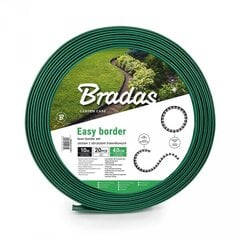 Vejos bordiūro komplektas Bradas Easy Border 40mm, žalias, 60 d, 3 vnt. kaina ir informacija | Tvoros ir jų priedai | pigu.lt
