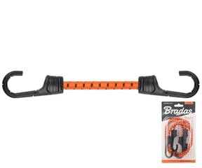 Elastinė guma su kabliu Bradas Bungee Cord Hook, 60 cm, 10vnt. kaina ir informacija | Sodo įrankiai | pigu.lt