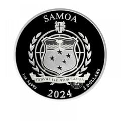 Moneta Auksinis erelis, Samoa 2024, sidabrinė цена и информация | Нумизматика | pigu.lt