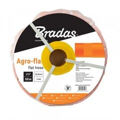 Шланг плоский AGRO-FLAT PE 4БАР 1 ½"/ 100м (оранжевый) цена и информация | Оборудование для полива | pigu.lt