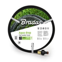 Mikroporinė žarna Aqua-Drop Flat Bradas, 1/2" 7,5m, 3vnt kaina ir informacija | Laistymo įranga, purkštuvai | pigu.lt