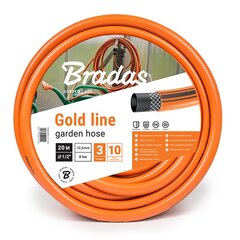 Комплект из 2 шлангов для полива Gold Line ½" 20 м цена и информация | Оборудование для полива | pigu.lt