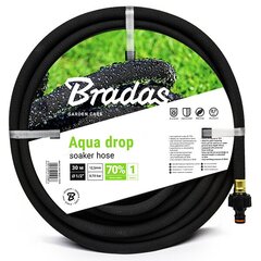 Mikroporinė žarna Aqua-Drop Bradas, 1/2", 15 m, 3vnt kaina ir informacija | Laistymo įranga, purkštuvai | pigu.lt