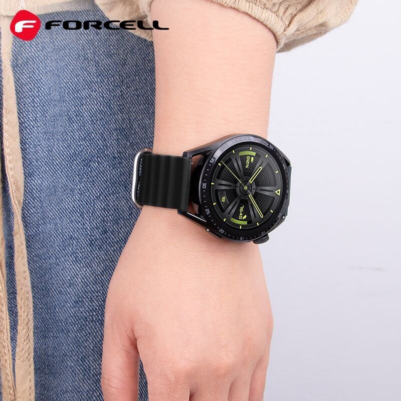 Forcell F-Design FS01 Black kaina ir informacija | Išmaniųjų laikrodžių ir apyrankių priedai | pigu.lt