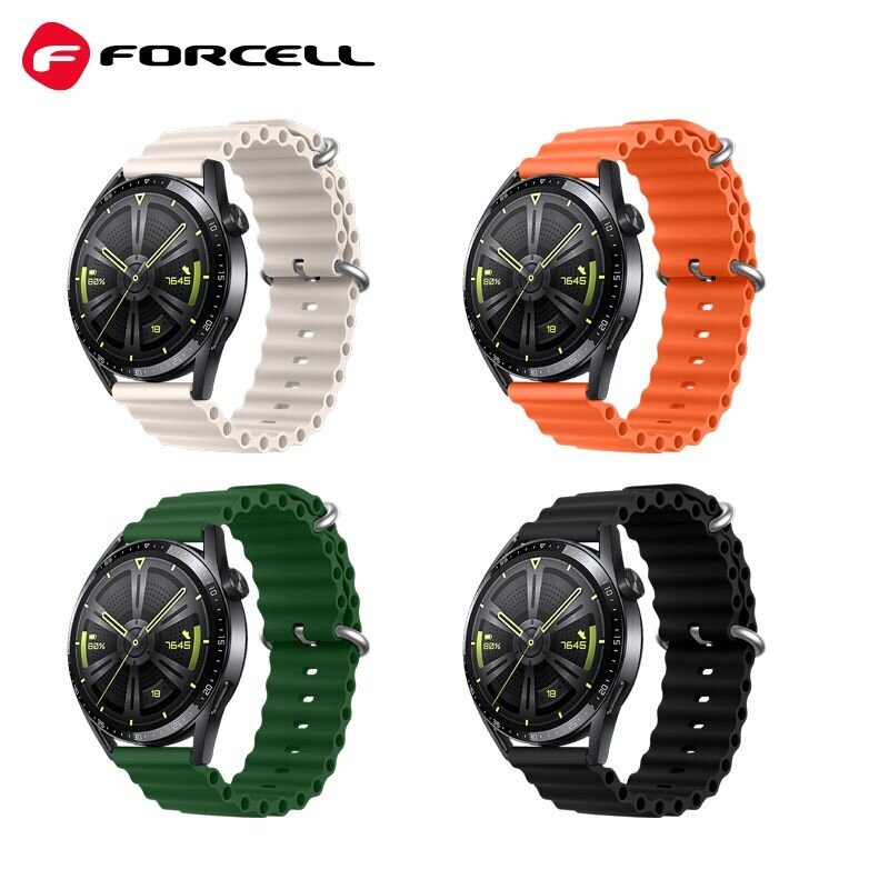 Forcell F-Design FS01 Black цена и информация | Išmaniųjų laikrodžių ir apyrankių priedai | pigu.lt