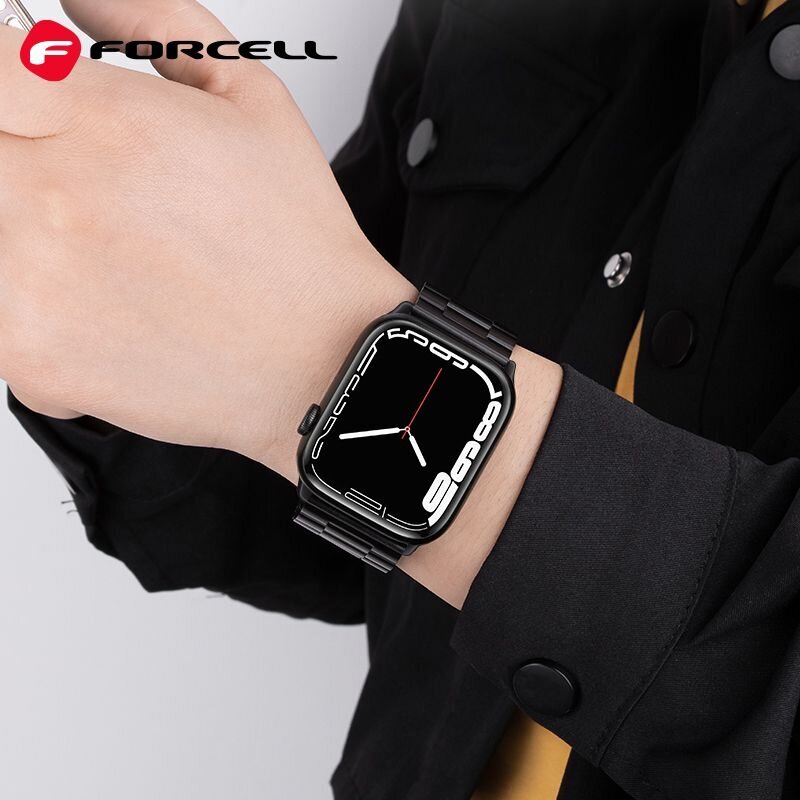 Forcell F-Design FA10 Black цена и информация | Išmaniųjų laikrodžių ir apyrankių priedai | pigu.lt