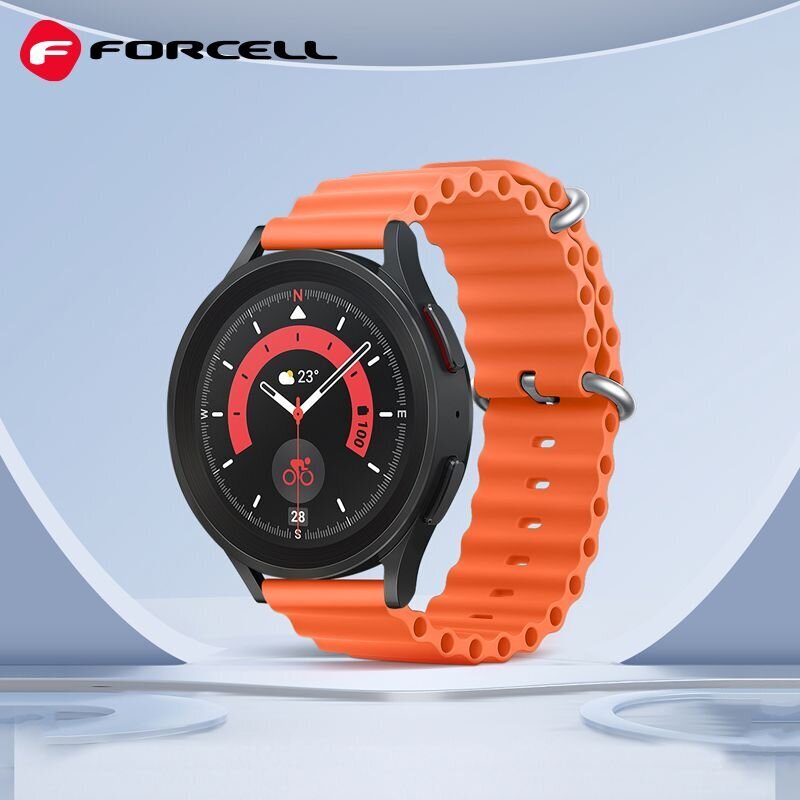 Forcell F-Design FS01 Orange kaina ir informacija | Išmaniųjų laikrodžių ir apyrankių priedai | pigu.lt