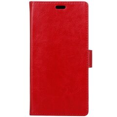 Atverčiamas dėklas, knygutė - raudonas (Nokia 1) kaina ir informacija | Telefono dėklai | pigu.lt