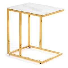 Стол с промежуточной подошвой Lurus Gold White 40 см цена и информация | Журнальные столики | pigu.lt