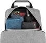 Kelioninio bagažo krepšys Granori, 55x40x20 cm, pilkas цена и информация | Kuprinės ir krepšiai | pigu.lt