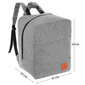 Rankinio bagažo kuprinė Granori, 40x30x20 cm, pilka цена и информация | Kuprinės ir krepšiai | pigu.lt